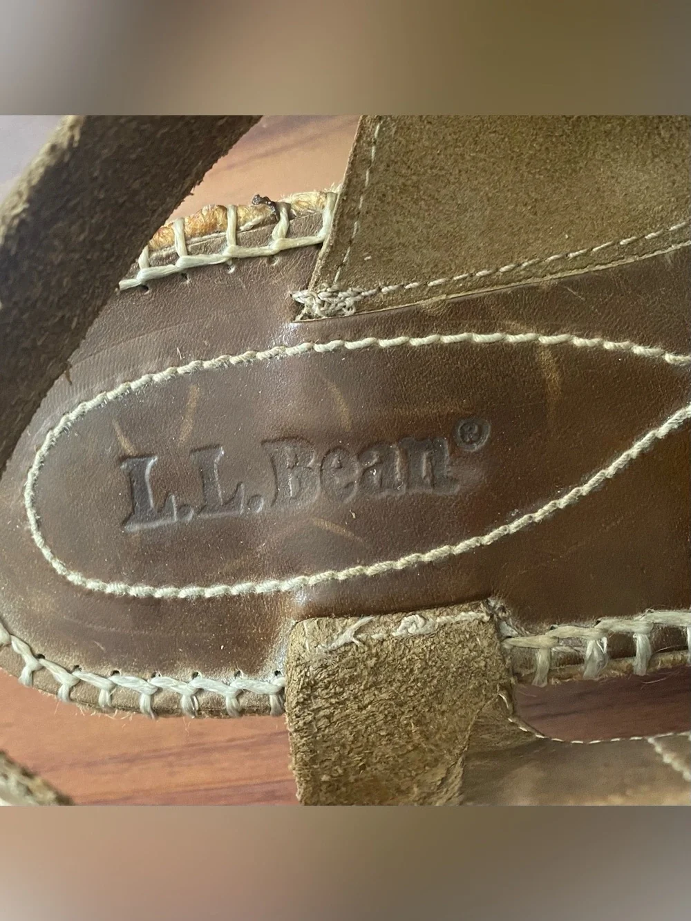Vintage L.L. Bean Leather Sandals Women’s 9.5 Tan